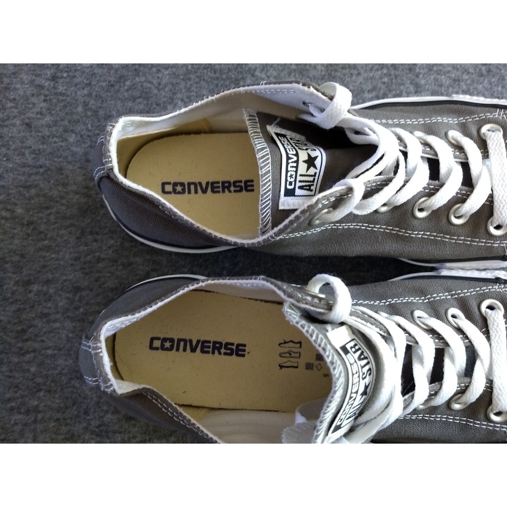 Converse Chuck Taylor All Star Sneakers Low Top Drk Gray Lace Up Unisex M-8/W-10 - Picture 11 of 16